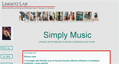 Desktop Screenshot of linkwitzlab.com